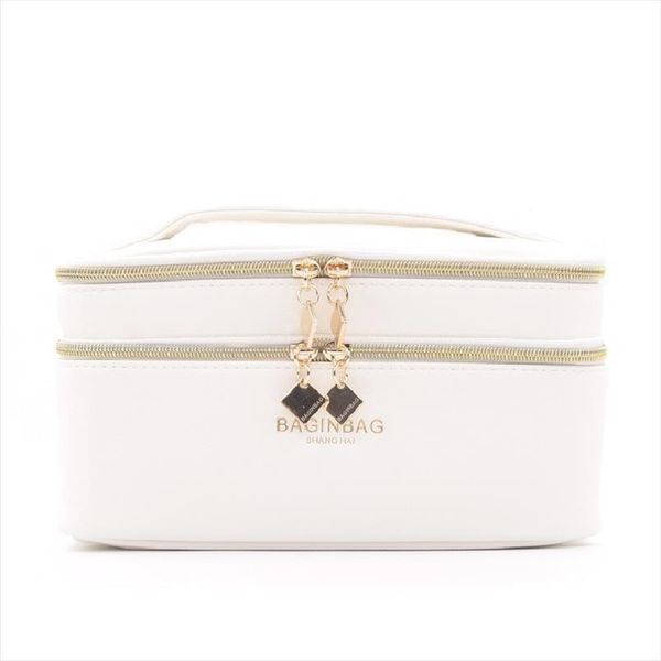 baginbag double layer cosmetic bag multifunctional white beauty bags belt pocket makeup toiletry 20 12 12cm 5 colors
baginbag double layer cosmetic bag multifunctional white beauty bags belt pocket makeup toiletry 20 12 12cm 5 colors
