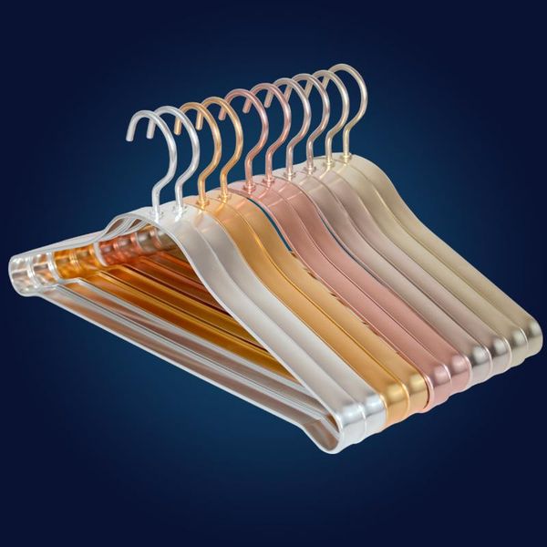 pcs/lot 42cm space aluminum clothes hangers anti-skid shoulder seamless suit hanger household clothing rack for men's coat & racks
pcs/lot 42cm space aluminum clothes hangers anti-skid shoulder seamless suit hanger household clothing rack for men's coat & racks