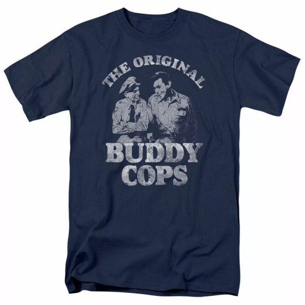 andy griffith show buddy cops t shirt mens licensed classic tv mayberry navy, White;black
andy griffith show buddy cops t shirt mens licensed classic tv mayberry navy, White;black