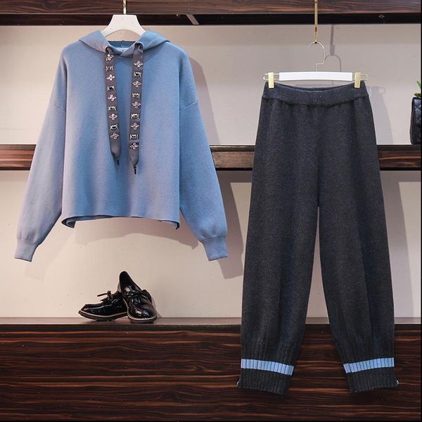 womens tracksuits knitted sweater 2 piece set women outfits long sleeve hoodies and wide leg pant suits tracksuit knit, Gray
womens tracksuits knitted sweater 2 piece set women outfits long sleeve hoodies and wide leg pant suits tracksuit knit, Gray