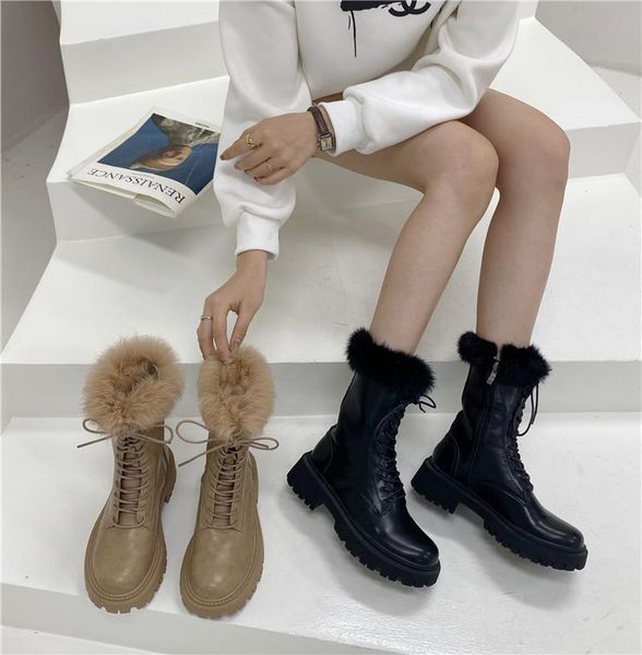 boots women winter fur ladies ankle fashion round toe female short booties woman furry soft thick heel shoes, Black
boots women winter fur ladies ankle fashion round toe female short booties woman furry soft thick heel shoes, Black