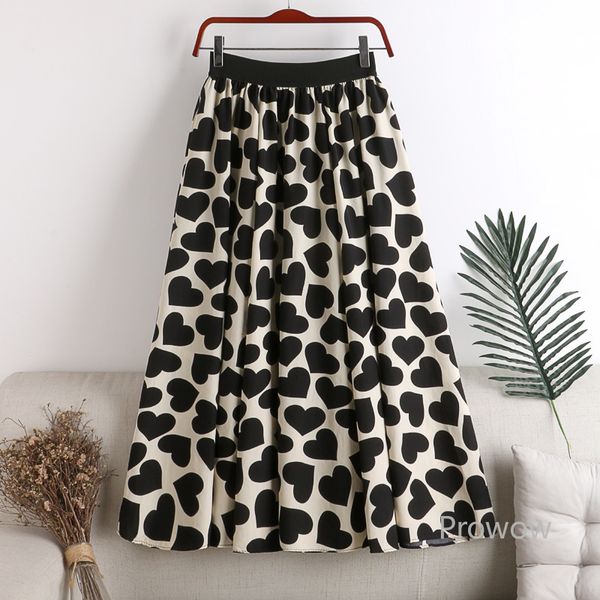 skirt elastic high waist midi women spring autumn sweetheart pattern a line fashion clothing mujer faldas, Black
skirt elastic high waist midi women spring autumn sweetheart pattern a line fashion clothing mujer faldas, Black