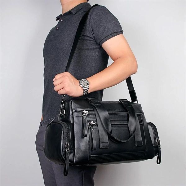 j.m.d genuine leather men's travel bag black handbag luxury large women's with many pockets overnight weekend big duffel bags
j.m.d genuine leather men's travel bag black handbag luxury large women's with many pockets overnight weekend big duffel bags