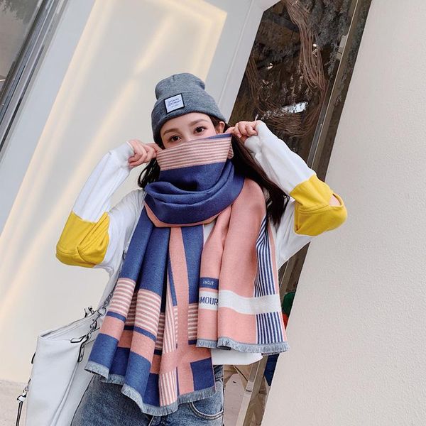 scarves fashion head winter scarf quality cashmere pashmina plaid 200*65 cm shawls and wraps, Blue;gray
scarves fashion head winter scarf quality cashmere pashmina plaid 200*65 cm shawls and wraps, Blue;gray