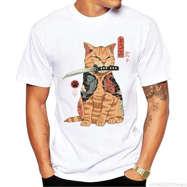 men's t-shirts sushi cat casual and women's same short-sleeved four seasons daily tees, White;black
men's t-shirts sushi cat casual and women's same short-sleeved four seasons daily tees, White;black