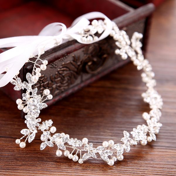 trendy silver color handmade pearl crystal wedding headband tiara bridal headpieec women hair jewelry wedding hair accessoriesdio chan conta, White;golden
trendy silver color handmade pearl crystal wedding headband tiara bridal headpieec women hair jewelry wedding hair accessoriesdio chan conta, White;golden