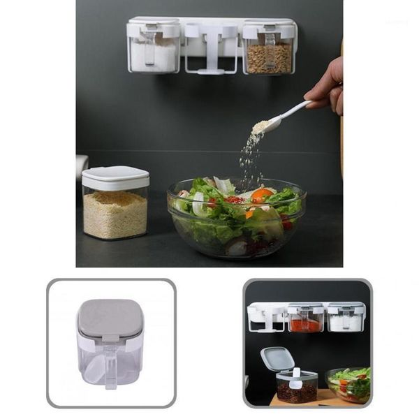 storage bottles & jars 1 set spice container attractive induvidual grid multi-use holder wall mounted good bearing capacity seasoning case
storage bottles & jars 1 set spice container attractive induvidual grid multi-use holder wall mounted good bearing capacity seasoning case