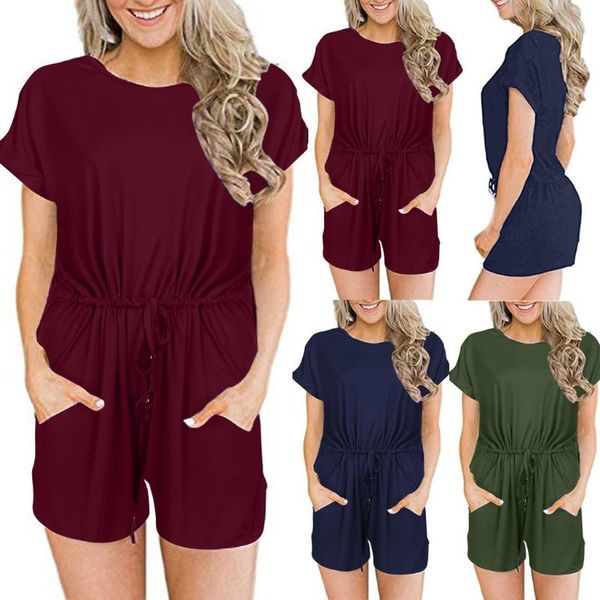 women's jumpsuits & rompers muqgew short womens jumpsuit summer casual loose sleeve pockets elastic waist combinaison femme#4, Black;white
women's jumpsuits & rompers muqgew short womens jumpsuit summer casual loose sleeve pockets elastic waist combinaison femme#4, Black;white