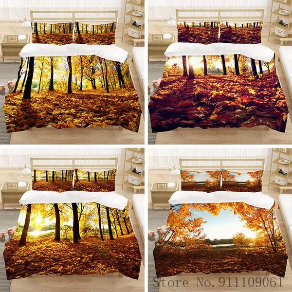 bedding sets autumn forest scenery 3d printed soft comfortable set quilt cover and pillowcase single king size home textiles
bedding sets autumn forest scenery 3d printed soft comfortable set quilt cover and pillowcase single king size home textiles