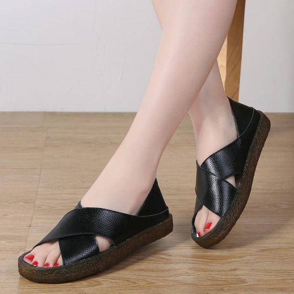 women's summer slippers retro casual shoes platform open toe sandals beach women, Black
women's summer slippers retro casual shoes platform open toe sandals beach women, Black