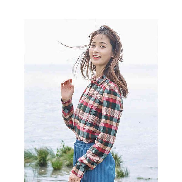 blouses spring autumn cotton turn down collar literary all matched long sleeve women shirt fh75, White
blouses spring autumn cotton turn down collar literary all matched long sleeve women shirt fh75, White