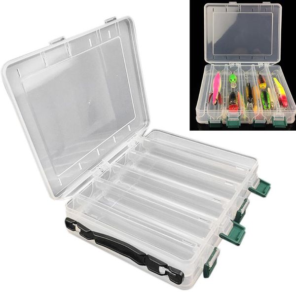 fishing accessories plastic lure storage box double sided 10 compartments waterproof case #40
fishing accessories plastic lure storage box double sided 10 compartments waterproof case #40