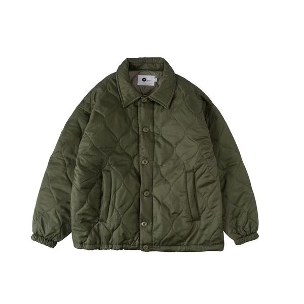 men's jackets quilted jacket loose windproof army cardigan winter casual campus male vintage coat trend, Black;brown
men's jackets quilted jacket loose windproof army cardigan winter casual campus male vintage coat trend, Black;brown