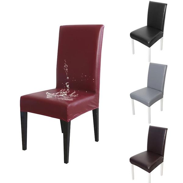 elastic waterproof oilproof pu leather chair cover home el decor one-piece solid color seat covers
elastic waterproof oilproof pu leather chair cover home el decor one-piece solid color seat covers
