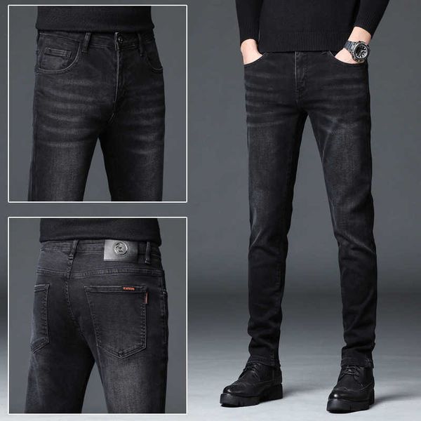 jeans black men's spring and autumn slim little feet fashion elastic casual pants, Blue
jeans black men's spring and autumn slim little feet fashion elastic casual pants, Blue