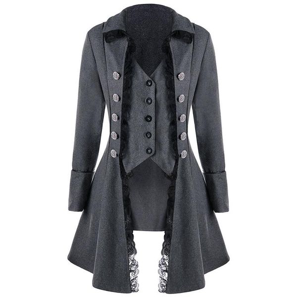 mens coat victorian fashion plus size vintage outwear long sleeves plain medieval lace women's jackets, Black;brown
mens coat victorian fashion plus size vintage outwear long sleeves plain medieval lace women's jackets, Black;brown
