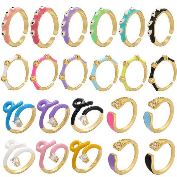 wedding rings qmhje enamel evil eye bamboo snake women ring cz neon purple glitter gold color open cuff lady engagement adjustable, Slivery;golden
wedding rings qmhje enamel evil eye bamboo snake women ring cz neon purple glitter gold color open cuff lady engagement adjustable, Slivery;golden
