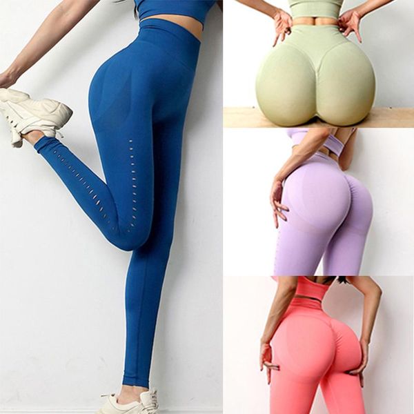 women's leggings high waist seamless push up leggins sport women fitness running sports pants energy elastic trousers gym girl tights, Black
women's leggings high waist seamless push up leggins sport women fitness running sports pants energy elastic trousers gym girl tights, Black