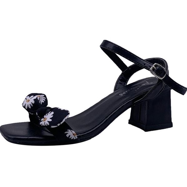 dress shoes 2021 summer sandal feminine fairy style versatile daisy square head thick heel design feeling with bow tie roman, Black
dress shoes 2021 summer sandal feminine fairy style versatile daisy square head thick heel design feeling with bow tie roman, Black