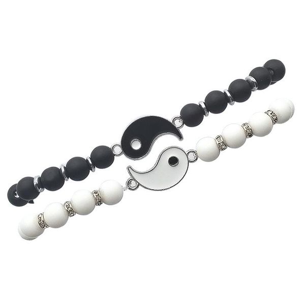 beaded, strands creative fashion chinese elements yin and yang balance gossip bracelet white black color women's jewelry accessories
beaded, strands creative fashion chinese elements yin and yang balance gossip bracelet white black color women's jewelry accessories
