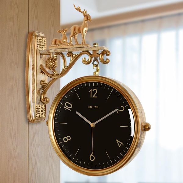 wall clocks nordic double sided clock deer golden silent quartz luxury simple living room zegar scienny home watch ab50wc
wall clocks nordic double sided clock deer golden silent quartz luxury simple living room zegar scienny home watch ab50wc