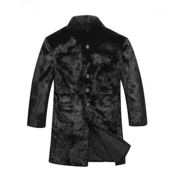 men's fur & faux retro coat men black solid collar thick full sleeve stand loose casual jacket male winter
men's fur & faux retro coat men black solid collar thick full sleeve stand loose casual jacket male winter