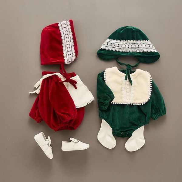 children's suit baby veet romper girl long sleeve bodysuit hat children boutique clothing infant spanish jumpsuits newborn one piece ro, White
children's suit baby veet romper girl long sleeve bodysuit hat children boutique clothing infant spanish jumpsuits newborn one piece ro, White