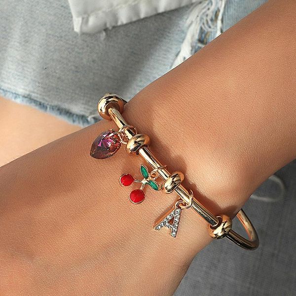 charming heart butterfly rhinestone letter pendants adjustable opening gold bracelets for women ladies jewelry bangle, Black
charming heart butterfly rhinestone letter pendants adjustable opening gold bracelets for women ladies jewelry bangle, Black