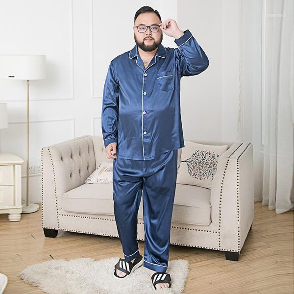 men's sleepwear summer viscose fiber pajamas long sleeve thin type for spring and autumn winter plus-sized silk homewear set1, Black;brown
men's sleepwear summer viscose fiber pajamas long sleeve thin type for spring and autumn winter plus-sized silk homewear set1, Black;brown