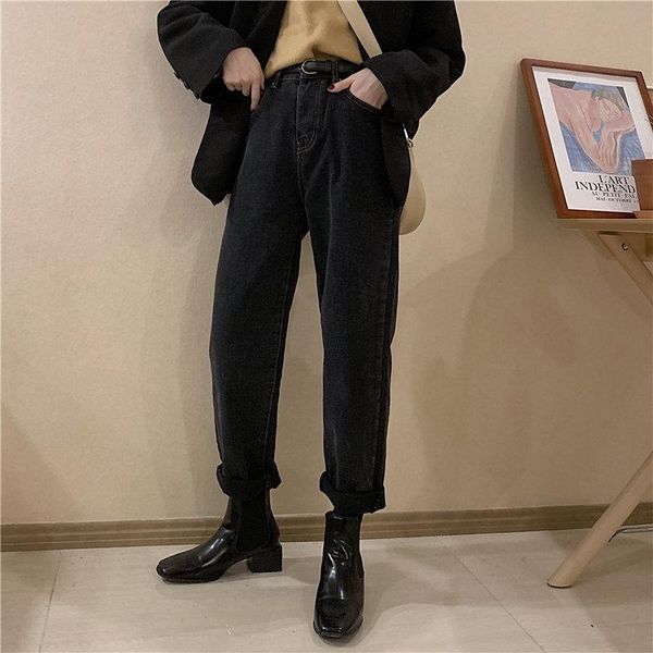 women's jeans alien kitty stylish black 2021 straight denim fashion brief korean high waist all-match women casual slender pants, Blue
women's jeans alien kitty stylish black 2021 straight denim fashion brief korean high waist all-match women casual slender pants, Blue