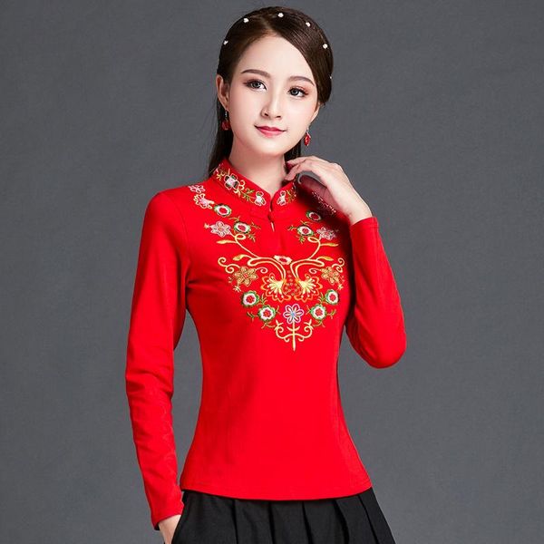 ethnic clothing cheongsam plus size women's short 2021 autumn cotton blend embroidery stand collar chinese style qipao skinny shirts w, Red
ethnic clothing cheongsam plus size women's short 2021 autumn cotton blend embroidery stand collar chinese style qipao skinny shirts w, Red