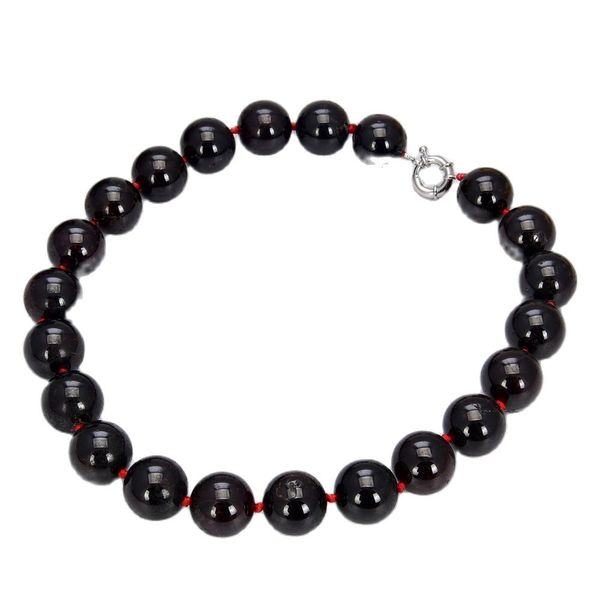 guaiguai jewelry big natural stone natural 18mm smooth round garnet gems stone necklace handmade for women, Silver
guaiguai jewelry big natural stone natural 18mm smooth round garnet gems stone necklace handmade for women, Silver