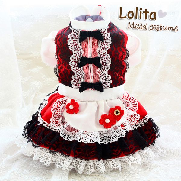 handmade dog apparel clothes pet dress classic lace apron maid outfit cats poodle maltese
handmade dog apparel clothes pet dress classic lace apron maid outfit cats poodle maltese