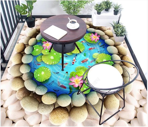 3d pvc adhesive bathroom floor wall stickers custom p mural lotus flower stone fish home decor self-adhesive vinyl floor living room wallpap
3d pvc adhesive bathroom floor wall stickers custom p mural lotus flower stone fish home decor self-adhesive vinyl floor living room wallpap