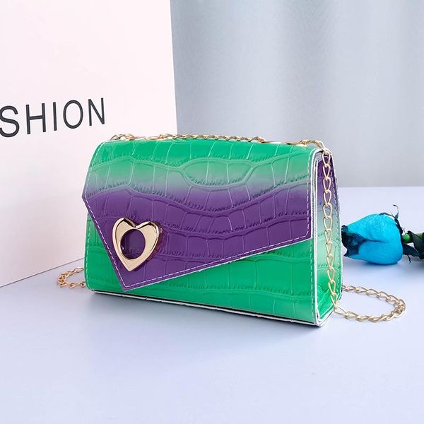 evening bags qyahlybz female colorful heart-shaped buckle chain small square casual mobile phone bag mini leather gradient handbags for wome
evening bags qyahlybz female colorful heart-shaped buckle chain small square casual mobile phone bag mini leather gradient handbags for wome