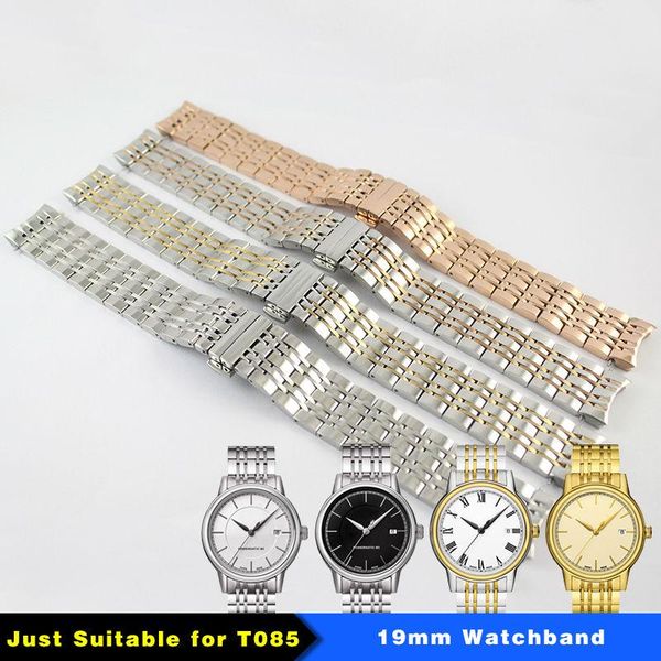 watch bands 19mm t085410a t085407a men solid stainless steel butterfly buckle watchband for t085 watches accessories, Black;brown
watch bands 19mm t085410a t085407a men solid stainless steel butterfly buckle watchband for t085 watches accessories, Black;brown