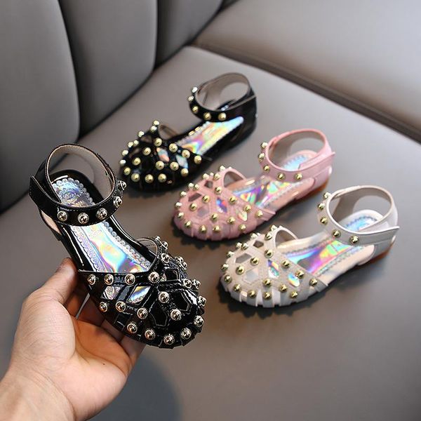 summer children's rivets sandals kids girls shoes fashion non-slip princess for party hollow leather casual sandal, Black;red
summer children's rivets sandals kids girls shoes fashion non-slip princess for party hollow leather casual sandal, Black;red