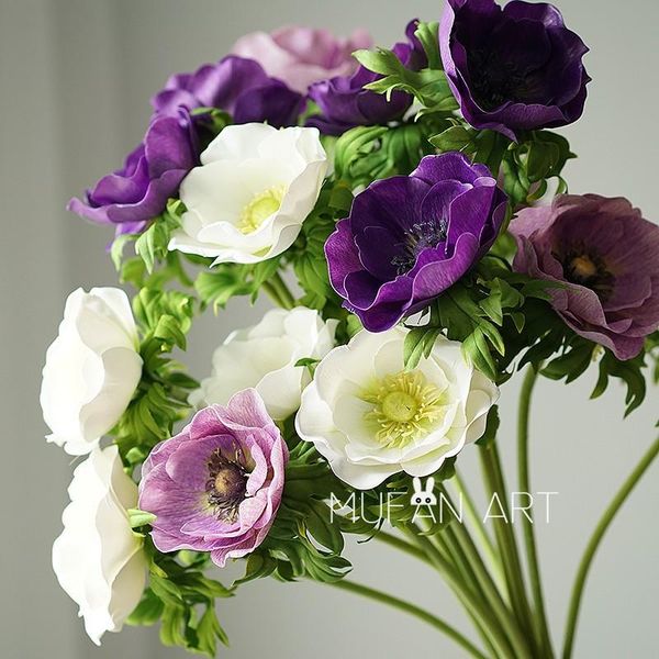 decorative flowers & wreaths soft anemone high simulated hand feel artificial fake silk bouquet for home wedding party festival decoration i
decorative flowers & wreaths soft anemone high simulated hand feel artificial fake silk bouquet for home wedding party festival decoration i