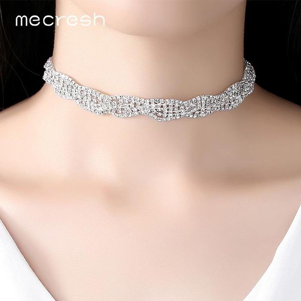 chokers mecresh simple silver color crystal princess choker necklace rhinestone friends collar christmas jewelry mxl130, Golden;silver
chokers mecresh simple silver color crystal princess choker necklace rhinestone friends collar christmas jewelry mxl130, Golden;silver