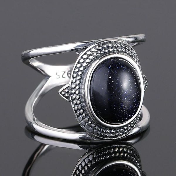 cluster rings nasiya luxury oval blue sandstone for women 925 sterling silver ring jewelry finger gemstone party gift, Golden;silver
cluster rings nasiya luxury oval blue sandstone for women 925 sterling silver ring jewelry finger gemstone party gift, Golden;silver