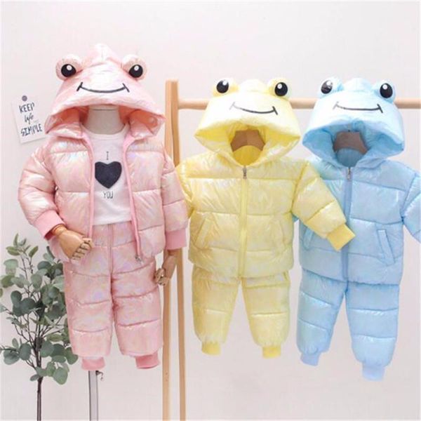 clothing sets children's down-cotton clothes set winter 2021 baby boys and girls bright face cartoon frog coat jacket+pant outfits suit, White
clothing sets children's down-cotton clothes set winter 2021 baby boys and girls bright face cartoon frog coat jacket+pant outfits suit, White