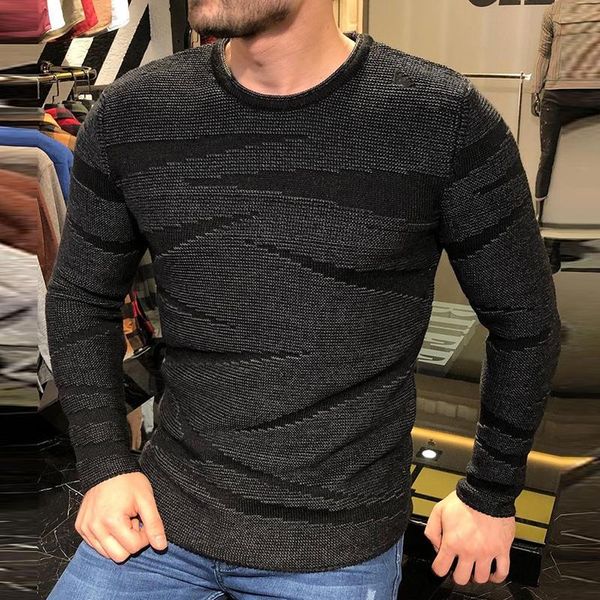 men's sweaters 2021 autumn casual men knitted fashion patchwork long sleeve pullovers shirt for winter slim o-neck streetwear, White;black
men's sweaters 2021 autumn casual men knitted fashion patchwork long sleeve pullovers shirt for winter slim o-neck streetwear, White;black