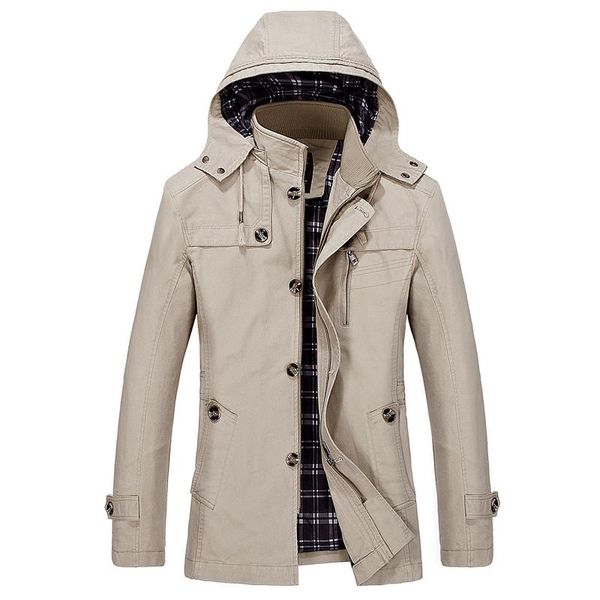 men's jackets trench coat designer autumn casual cotton slim fit windbreaker jacket male long men casaco masculino, Black;brown
men's jackets trench coat designer autumn casual cotton slim fit windbreaker jacket male long men casaco masculino, Black;brown