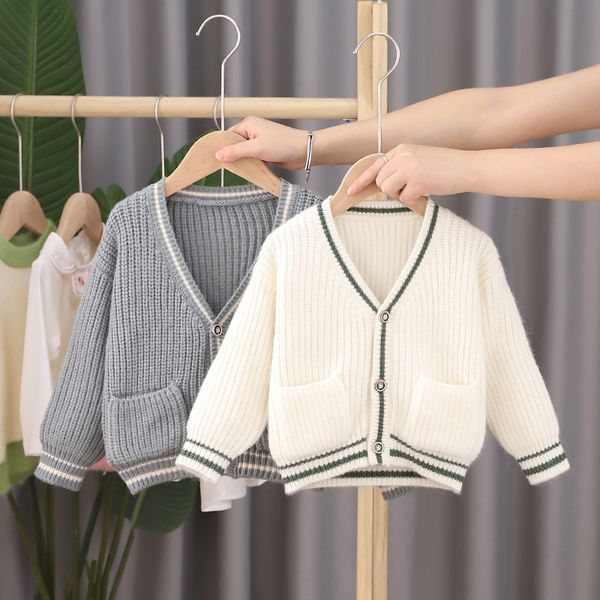 2021 autumn new children clothing solid color cardigan boys and girls jacket christmas sweater jacket baby clothes winter coat, Blue;gray
2021 autumn new children clothing solid color cardigan boys and girls jacket christmas sweater jacket baby clothes winter coat, Blue;gray