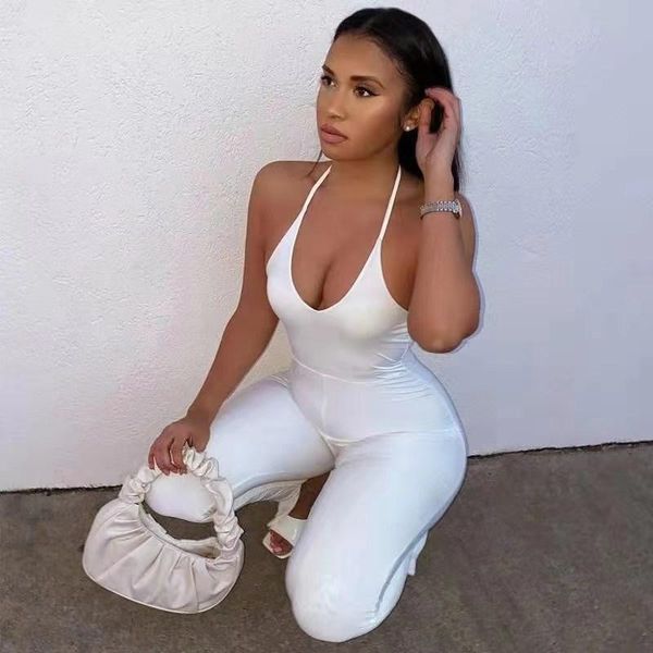 women's summer solid color jumpsuit outdoor holiday vacation cool rompers sport running fitness yoga suit gym clothing, White;black
women's summer solid color jumpsuit outdoor holiday vacation cool rompers sport running fitness yoga suit gym clothing, White;black