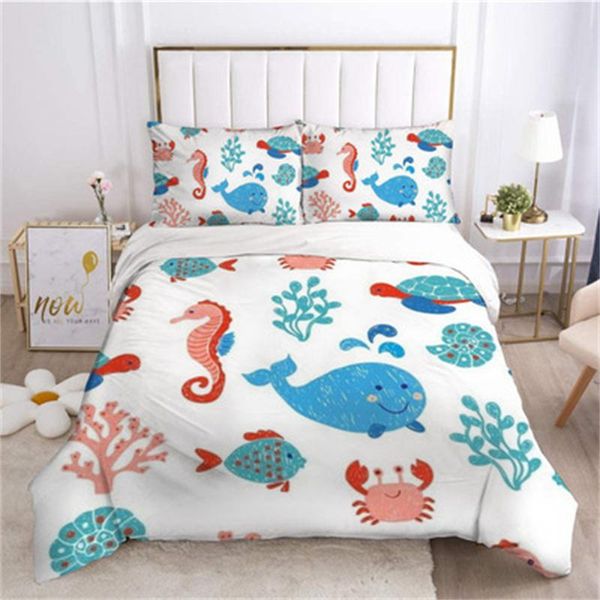 bedding sets seahorse whale set luxury king size 3d digital printing sanded cartoon cute dormitory quilt and pillowcases
bedding sets seahorse whale set luxury king size 3d digital printing sanded cartoon cute dormitory quilt and pillowcases