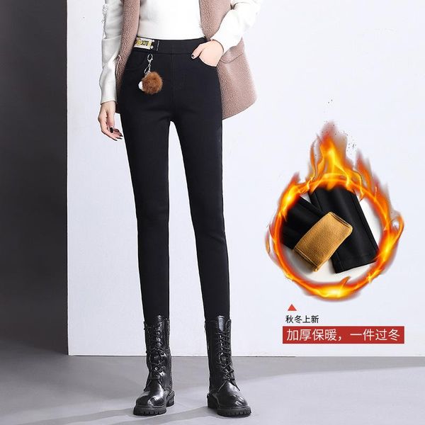 outer wear warm pencil pants 2021 autumn and winter plus velvet high waist magic thickened leggings slim feet women women's & capris, Black;white
outer wear warm pencil pants 2021 autumn and winter plus velvet high waist magic thickened leggings slim feet women women's & capris, Black;white