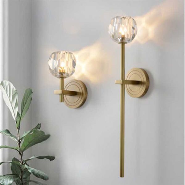 wall lamp all copper light luxury crystal nordic modern living room background bedroom decoration
wall lamp all copper light luxury crystal nordic modern living room background bedroom decoration