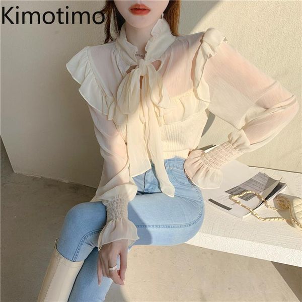 kimotimo bow shirt women 2021 spring korean black long sleeve knit patchwork elegant outwear chic vintage blusas casual women's blou, White
kimotimo bow shirt women 2021 spring korean black long sleeve knit patchwork elegant outwear chic vintage blusas casual women's blou, White