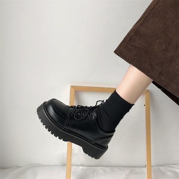 dress shoes girls women lolita school uniform jk student girl round toe platform mary janes vintage oxford, Black
dress shoes girls women lolita school uniform jk student girl round toe platform mary janes vintage oxford, Black